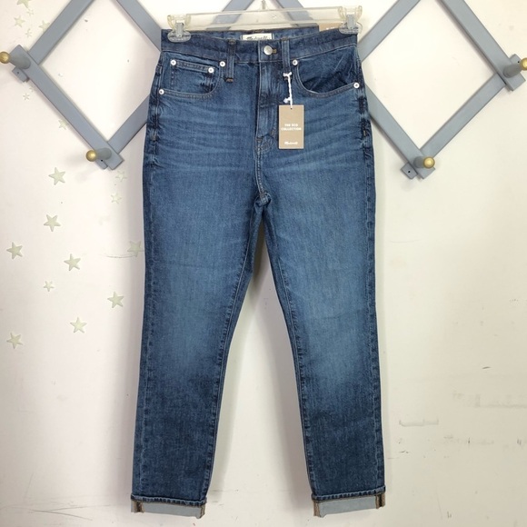 MADEWELL The high rise slim boy Jeans - Picture 2 of 14